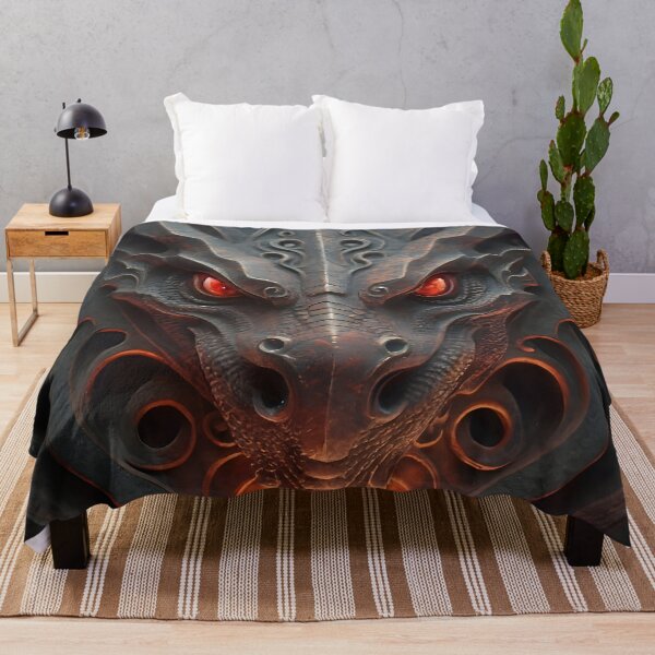 Item preview, Enchanted Fire Medieval Stone Gargoyle Dragon designed and sold by DragonRealms.
