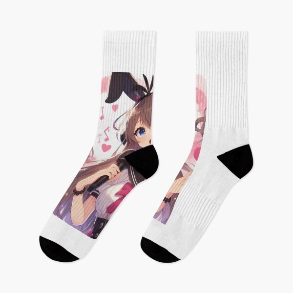 Item preview, Cute Anime Bunny girl valentine Day wearing dress singing and dancing (silvergoldvisionary) designed and sold by SGVisionary.