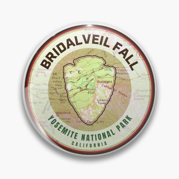 Item preview, Yosemite Souvenir Map - Bridalveil Fall designed and sold by Willz Designz.