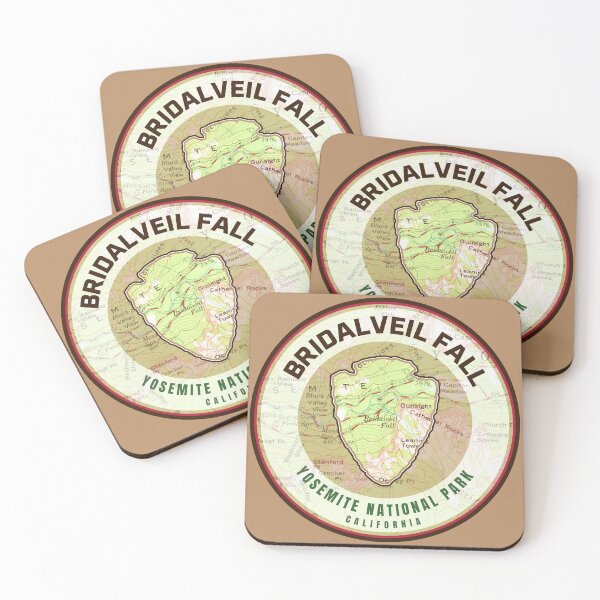 Item preview, Yosemite Souvenir Map - Bridalveil Fall designed and sold by Willz Designz.