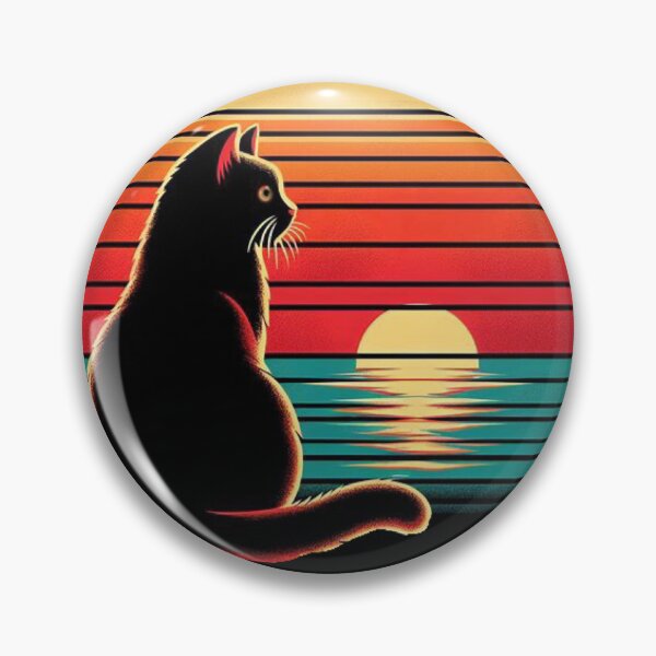 Item preview, Cat at Sunset designed and sold by Myra365Art.