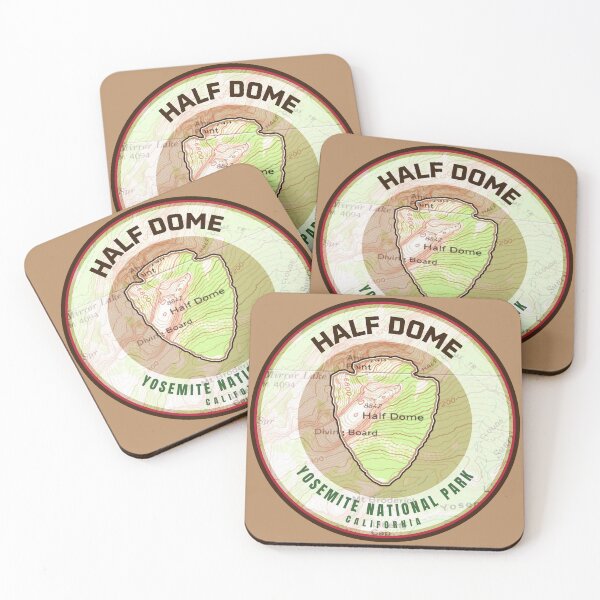 Item preview, Yosemite Souvenir Map - Half Dome designed and sold by Willz Designz.