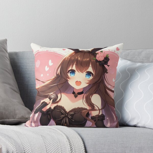 Item preview, Cute Anime Bunny girl valentine Day wearing dress singing and dancing (silvergoldvisionary) designed and sold by SGVisionary.