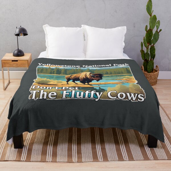 Item preview, Do Not Pet The Fluffy Cows Yellowstone National Park designed and sold by Ismeal Von.
