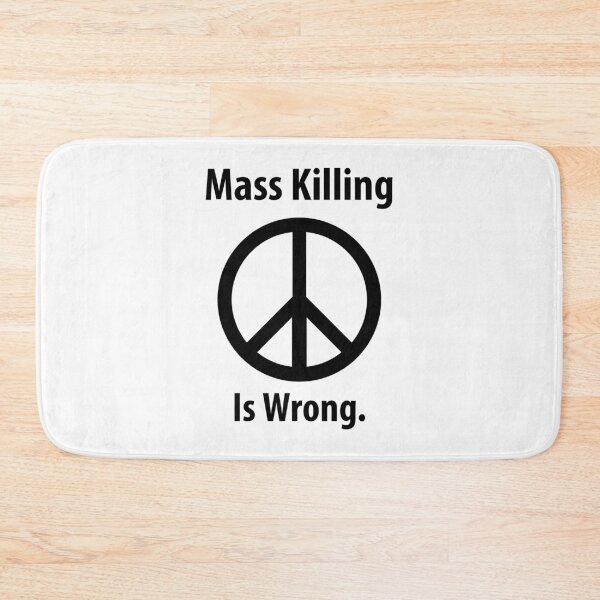 Item preview, Against mass violence peace sign design  designed and sold by Rachel the Artist .
