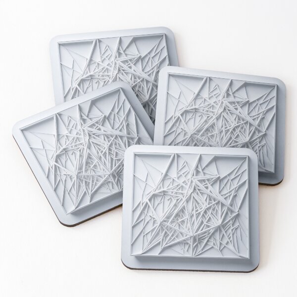 Item preview, Shattered White designed and sold by Best-Art-32.