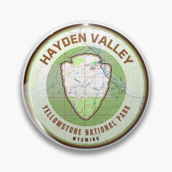 Item preview, Yellowstone Souvenir Map - Hayden Valley designed and sold by Willz Designz.