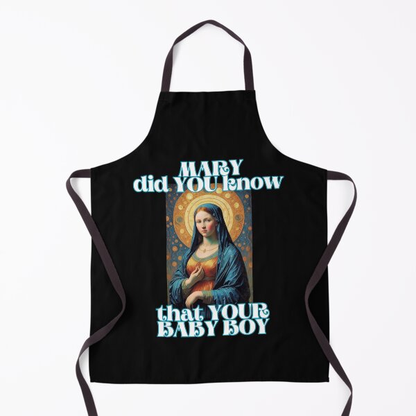 Item preview, Mary did You know that Jesus baby boy in van Gogh style happy christian art gifts designed and sold by thankful-loco.