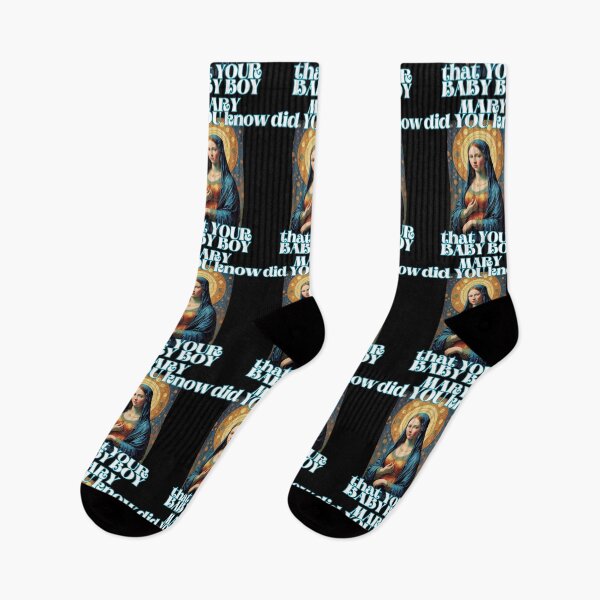 Item preview, Mary did You know that Jesus baby boy in van Gogh style happy christian art gifts designed and sold by thankful-loco.