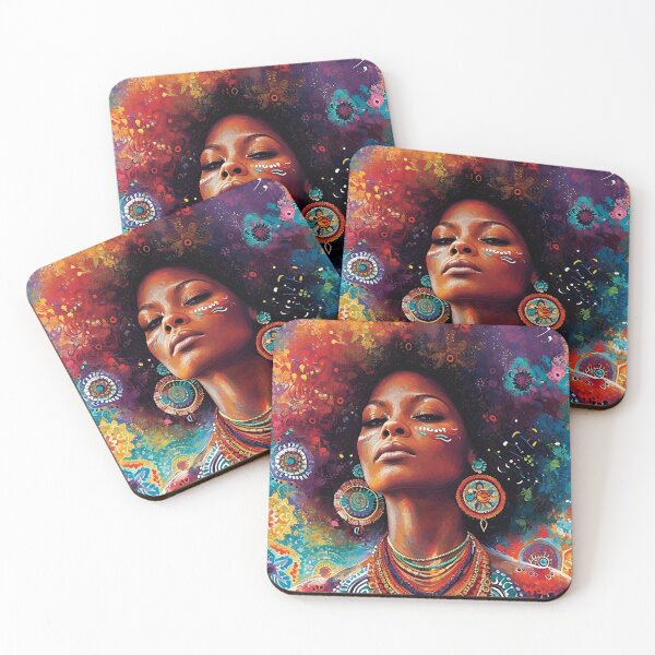 Item preview, Trippy Afro Hippie Girl   designed and sold by JD72shirtshop.