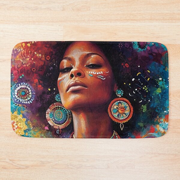 Item preview, Trippy Afro Hippie Girl   designed and sold by JD72shirtshop.