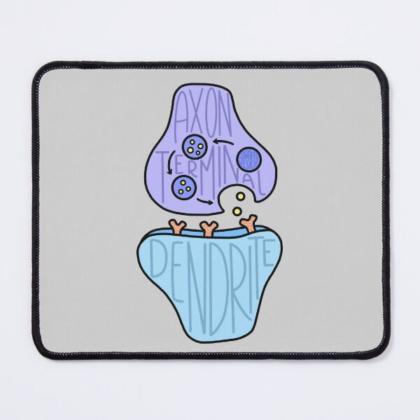 Item preview, Hand Drawn Neuron Synapse Blue Lavender designed and sold by SofiaSava01.