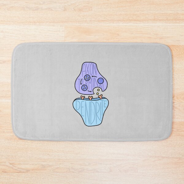 Item preview, Hand Drawn Neuron Synapse Blue Lavender designed and sold by SofiaSava01.