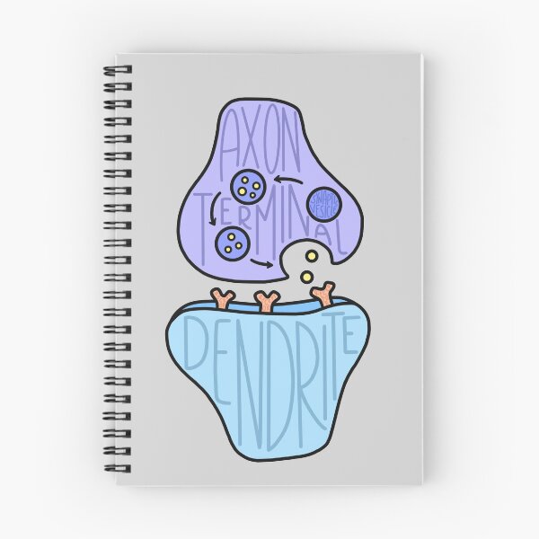 Item preview, Hand Drawn Neuron Synapse Blue Lavender designed and sold by SofiaSava01.