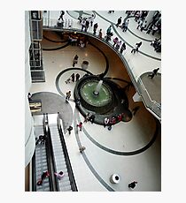Curves and Fountain Photographic Print