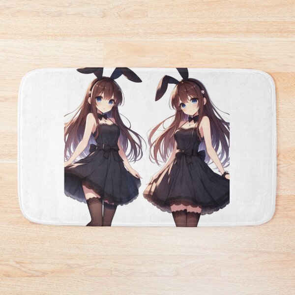 Item preview, Cute Anime Bunny girl valentine Day wearing dress (silvergoldvisionary) designed and sold by SGVisionary.