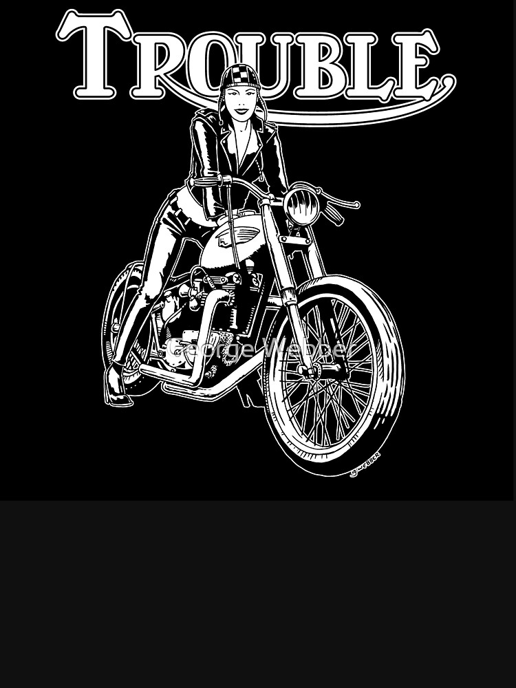 Thumbnail 7 of 7, Classic T-Shirt, TROUBLE designed and sold by George Webber.