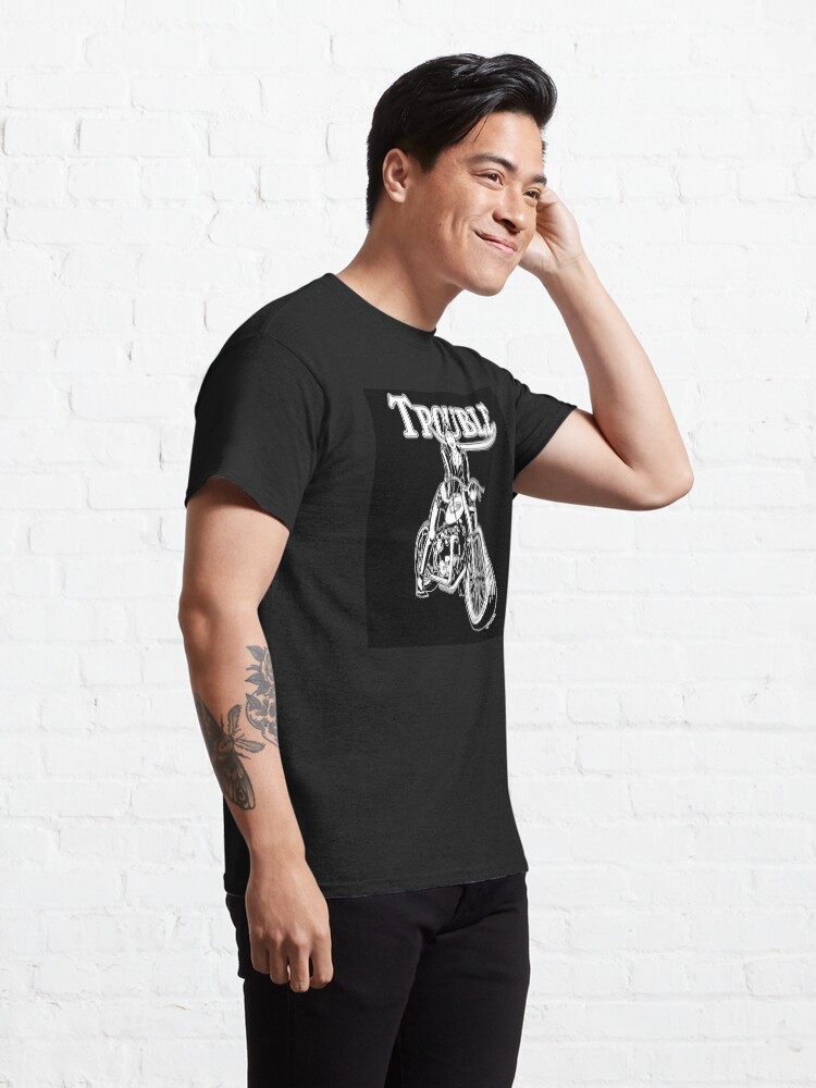Thumbnail 5 of 7, Classic T-Shirt, TROUBLE designed and sold by George Webber.