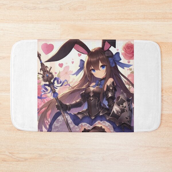 Item preview, Cute Anime Bunny knight girl valentine Day wearing dress (silvergoldvisionary) designed and sold by SGVisionary.