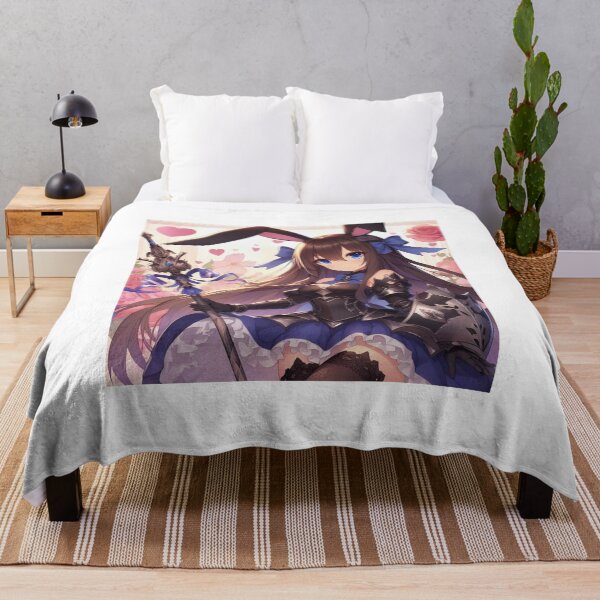 Artikelvorschau, Niedliches Anime-Häschen-Ritter-Mädchen zum Valentinstag, das Kleid trägt (silvergoldvisionary) entworfen und verkauft von SGVisionary.