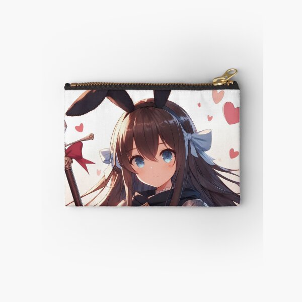Item preview, Cute Anime Bunny knight girl valentine Day wearing dress (silvergoldvisionary) designed and sold by SGVisionary.