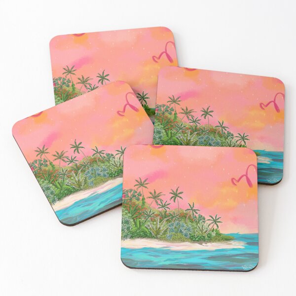 Item preview, When You Weren't: a Tropical Island Abstract Illustration designed and sold by Adrienne Smith.