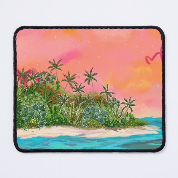 Item preview, When You Weren't: a Tropical Island Abstract Illustration designed and sold by Adrienne Smith.