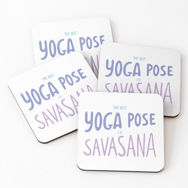 Item preview, Tranquil Bliss: 'THE BEST YOGA POST IS SAVASANA' Design Collection designed and sold by KINGWANI.