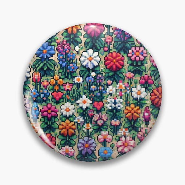 Item preview, Pixel flowers designed and sold by manisg.