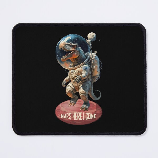 Item preview, Dinosaur Astronaut - Mars Here I Come - Conspiracy Hoax designed and sold by Conspiracy Crew.