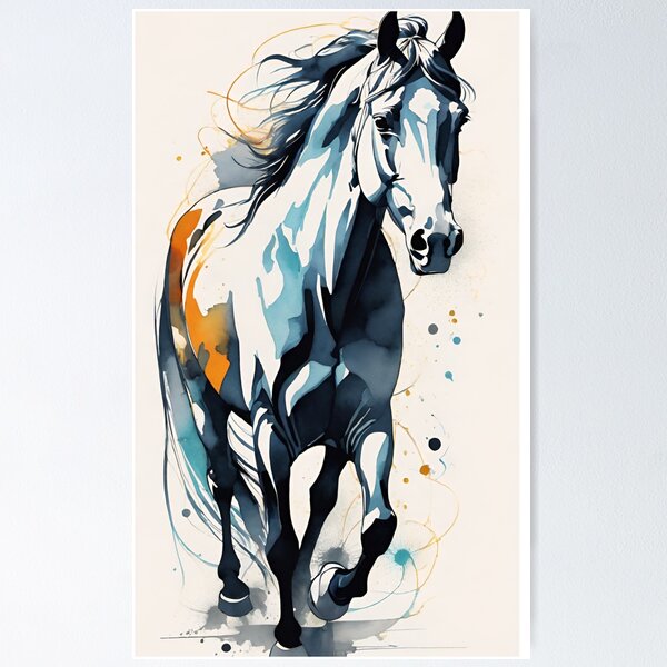 Item preview, Running horse  designed and sold by JLeonardoArt.