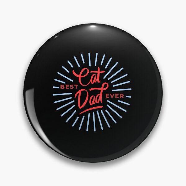 Item preview, Purrfect Love: 'Best Cat Dad Ever' Text Design Collection designed and sold by KINGWANI.
