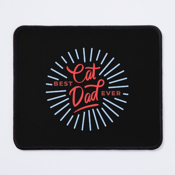 Item preview, Purrfect Love: 'Best Cat Dad Ever' Text Design Collection designed and sold by KINGWANI.