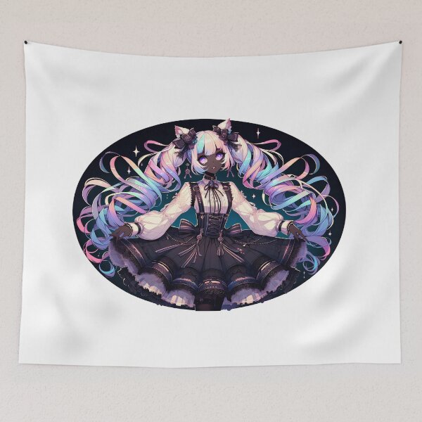 Item preview, Pastel Lolita Kitty designed and sold by The Journey Ain't Mid.