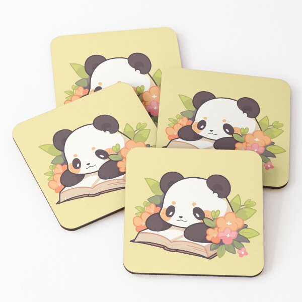 Item preview, Panda Reading A Book In Nature designed and sold by SweetClicks123.
