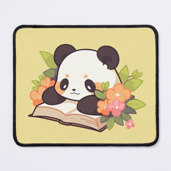 Item preview, Panda Reading A Book In Nature designed and sold by SweetClicks123.