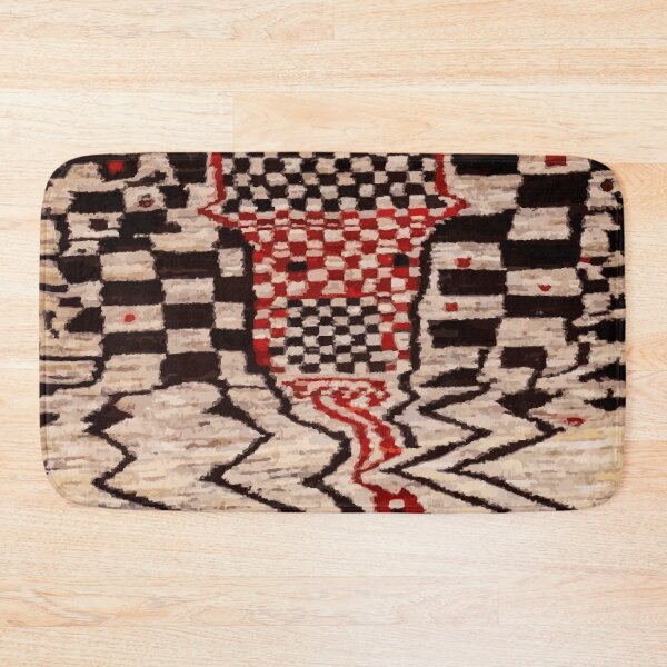 Item preview, Graffiti Gabbeh Antique Persian Rug Print designed and sold by Vicky Brago-Mitchell®.