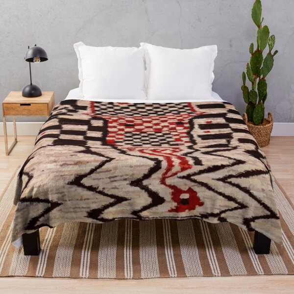 Item preview, Graffiti Gabbeh Antique Persian Rug Print designed and sold by Vicky Brago-Mitchell®.