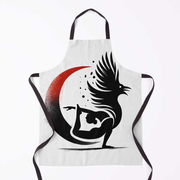 Item preview, Mystical Equilibrium - Yoga Crow Pose with Crow Silhouette Art designed and sold by figouraArtstic.