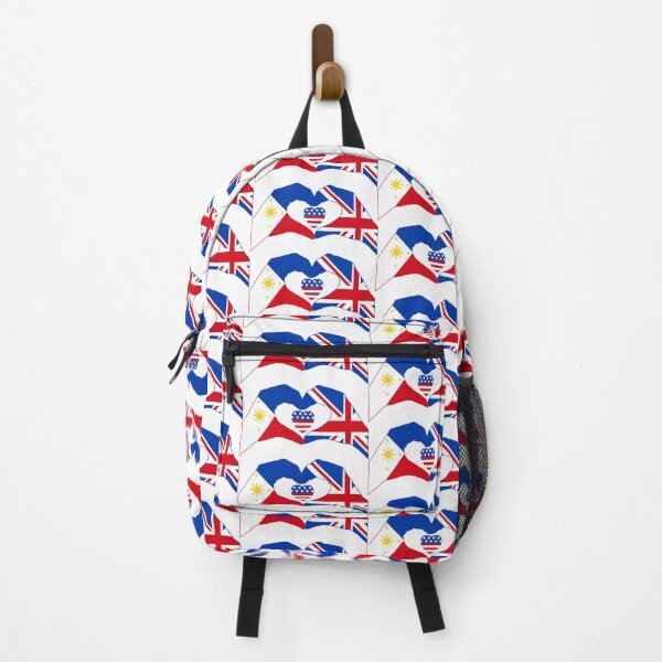 Item preview, We Heart Philippines & UK & USA Patriot Flag Series designed and sold by Carbon-Fibre Media.