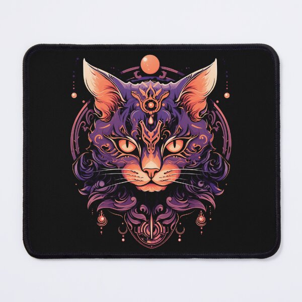 Item preview, Halloween Gothic Cat Tattoo designed and sold by Goku Creations.