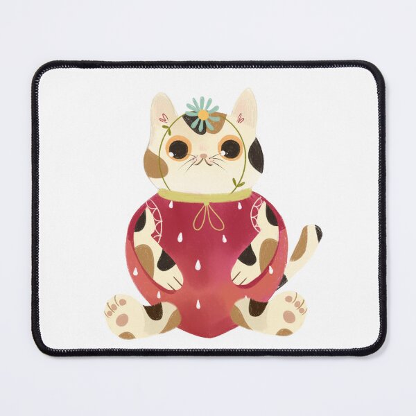 Item preview, Calico Strawberry Cat designed and sold by Avocadosan.