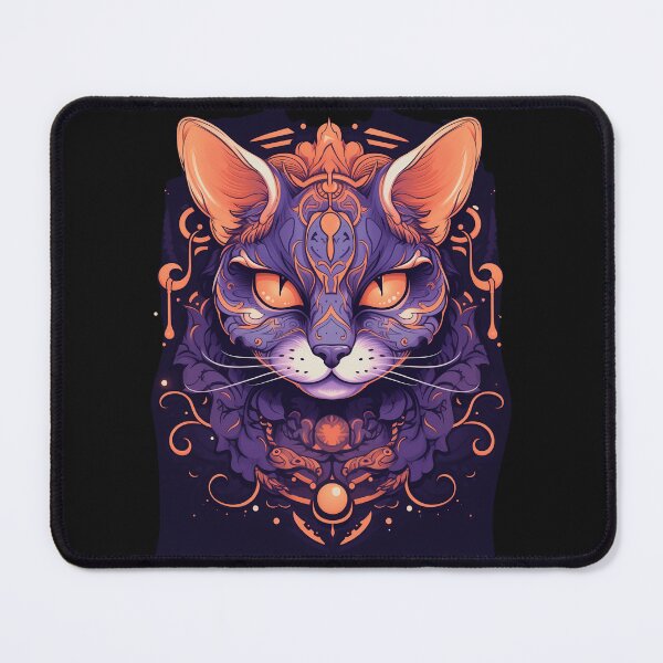 Item preview, Halloween Gothic Cat Tattoo designed and sold by Goku Creations.