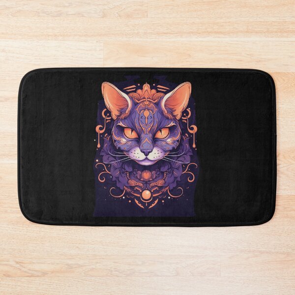 Item preview, Halloween Gothic Cat Tattoo designed and sold by Goku Creations.