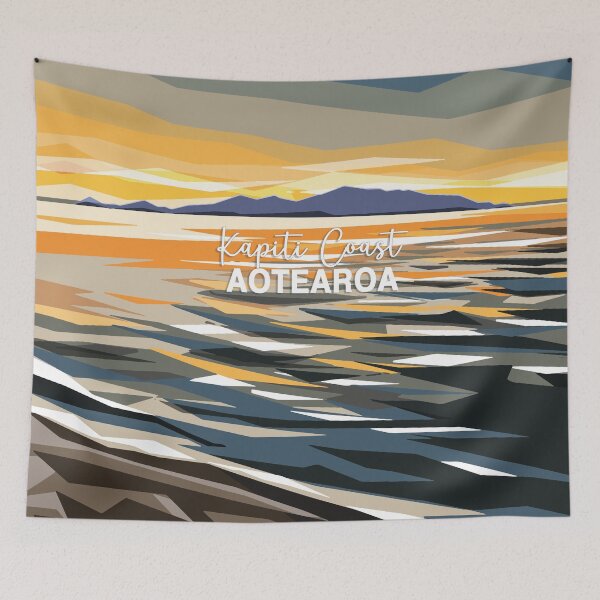Item preview, Kapiti Coast sunset, Aotearoa designed and sold by Art by Ira.