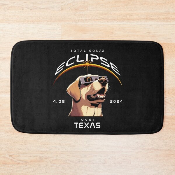 Item preview, Total Solar Eclipse Over Texas, A Labrador dog wearing sunglasses looking up at the Total Solar Eclipse, Animal Eclipse Viewing Pawty designed and sold by jeyel7.