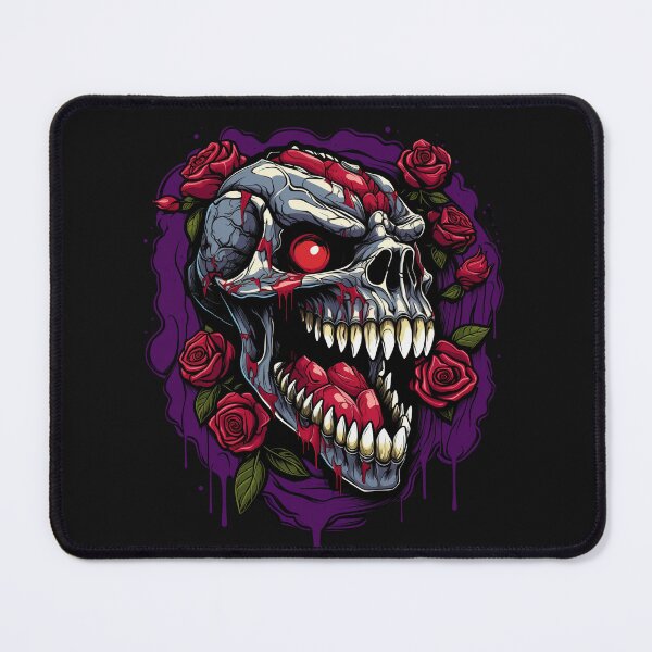 Item preview, Crocodile Skull Patch with Roses designed and sold by Goku Creations.