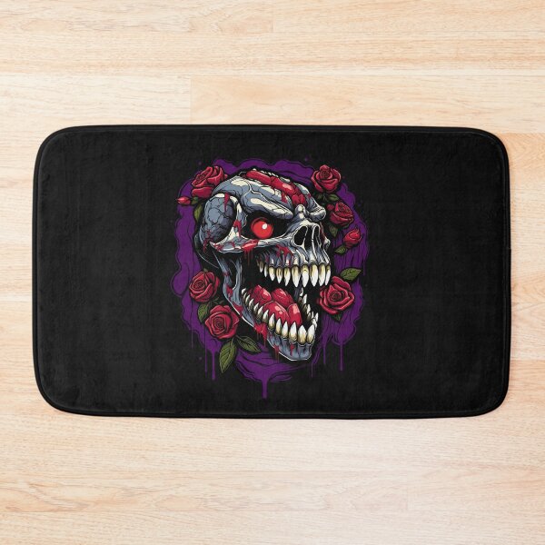 Item preview, Crocodile Skull Patch with Roses designed and sold by Goku Creations.