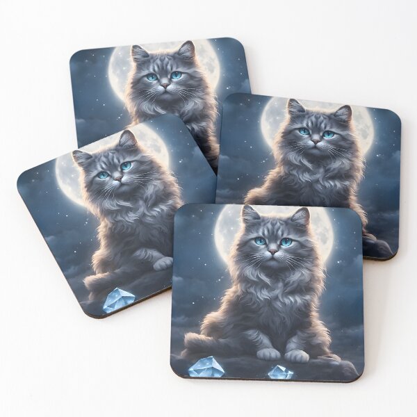 Item preview, Cat in the moonlight designed and sold by WalterGomes.