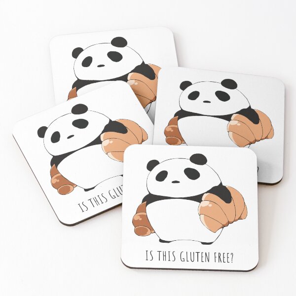 Item preview, Gluten Intolerant Panda designed and sold by chillaxcats.